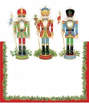 (8) - Place Card for Christmas Parties No Placecard Holders Needed 8 Placecards Tented & Die Cut Nutcracker - C411FE3VPMH $8....