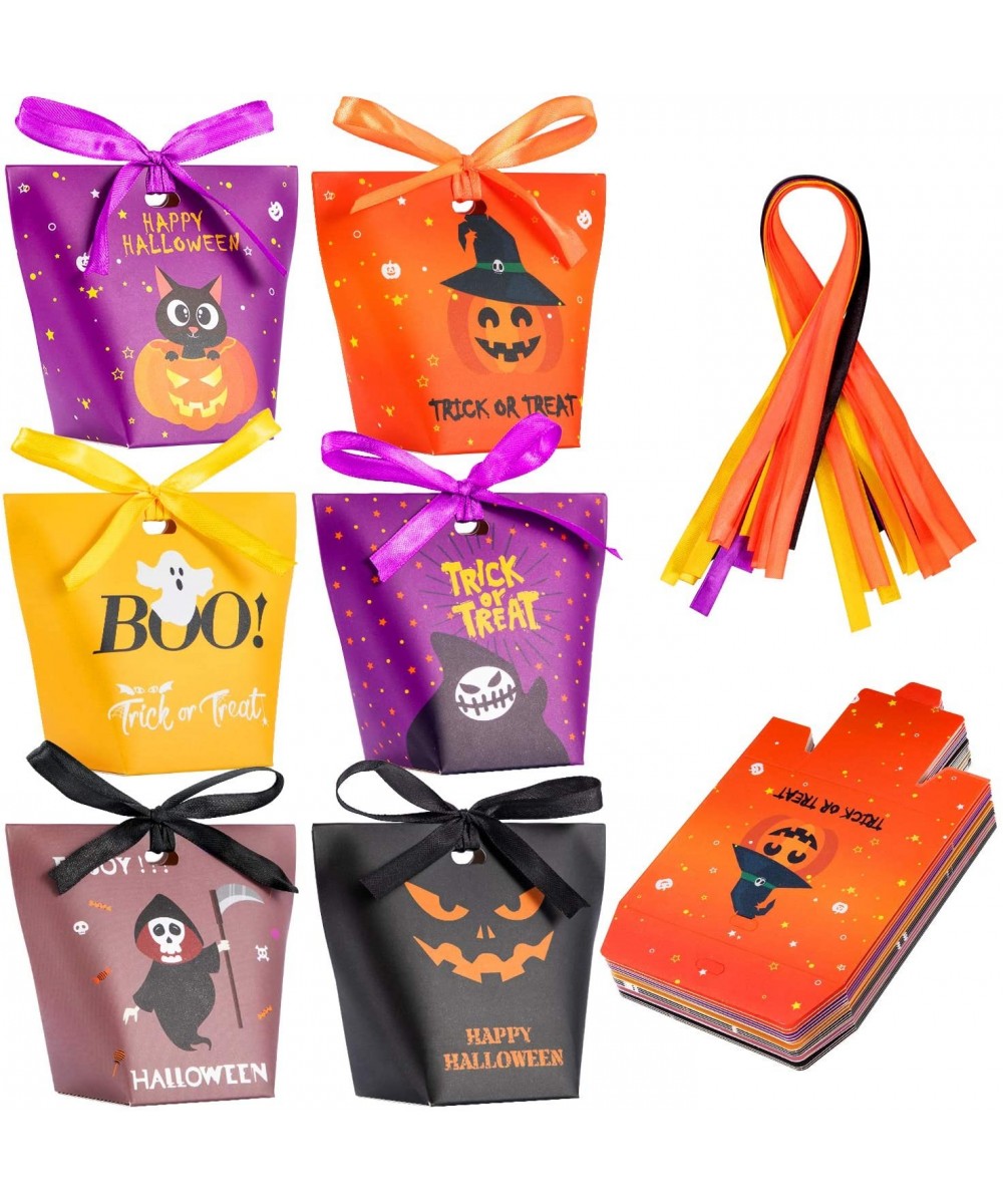 Halloween Candy Bags Treat Bags- 30 Packs Halloween Paper Party Bags for Treat or Trick & Party Supplies- Halloween Goodie Ba...