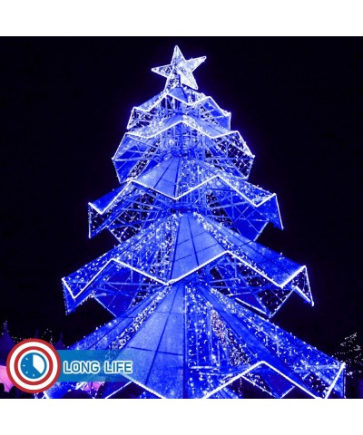 LED Rope Lights Festival Holiday Party Seasonal Christmas Decoration 30ft - 200ft Customized Available (Blue- 30) - Blue - CY...