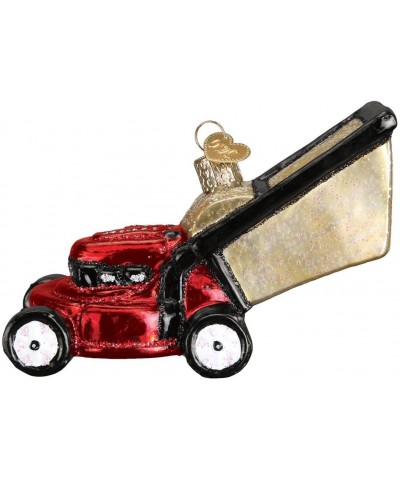 Christmas Glass Blown Ornament with S-Hook and Gift Box- Outside Collection (Lawn Mower) - Lawn Mower - CS18GE3EK2L $21.41 Or...