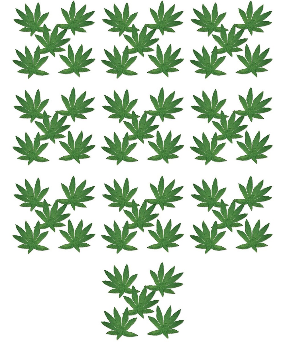 80 Piece Tropical Fern Leaves- 4" (Green) - CR185H5EH77 $5.26 Confetti
