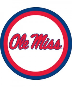 Ole Miss Rebels Party Supplies - Bundle Includes Paper Plates and Napkins for 10 People - CR18Z7KM2QQ $14.34 Party Packs