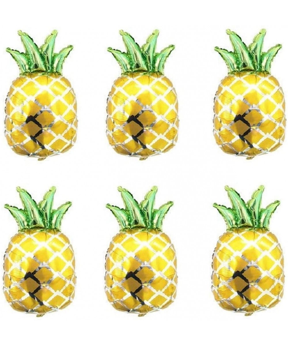 Pineapple Balloons Mylar Helium Hawaiian Gold Pineapple Balloons for Wedding Birthday Summer Tropical Luau Party Decoration P...