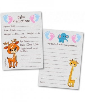 40 Baby Shower Cards Baby Predictions Guessing Game and Advice Notes for New Parents - CO18DA67687 $8.68 Invitations