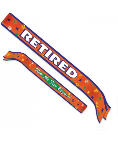 Retired Satin Sash- 33 4-Inch- Multicolored - CW11B3C73B5 $4.01 Favors