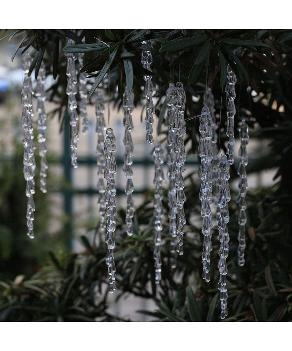 chrismtas Tree icicles (25 Icicle-6.1inch) - 25 Icicle-6.1inch - CU19GAA7TM0 $12.59 Tinsel