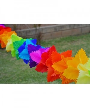 2 Pack. Mulicolor Square.9 inches wideTissue Paper Flower Garland Decoration - CW18K32Y0XY $6.50 Banners