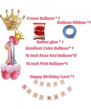 42 INCH Ballons for Birthdays Party Set for Kids - 16 INCH Assorted Colored Party Balloons Bulk Birthday Balloon Arch Supplie...