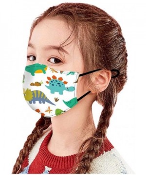 Fashion Protective Kids Reusable Face_Mask Bandanas Breathable Cute Cartoon Print Cotton for Children - 5PCS_G - CX19H5S2SKW ...