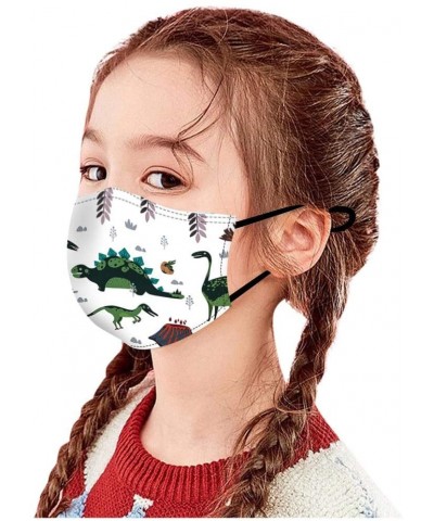 Fashion Protective Kids Reusable Face_Mask Bandanas Breathable Cute Cartoon Print Cotton for Children - 5PCS_G - CX19H5S2SKW ...