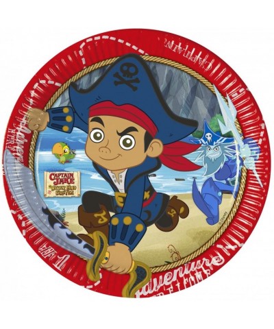 Plates Jake and The Pirates (x8) - CV12EZ05RGJ $8.72 Party Tableware