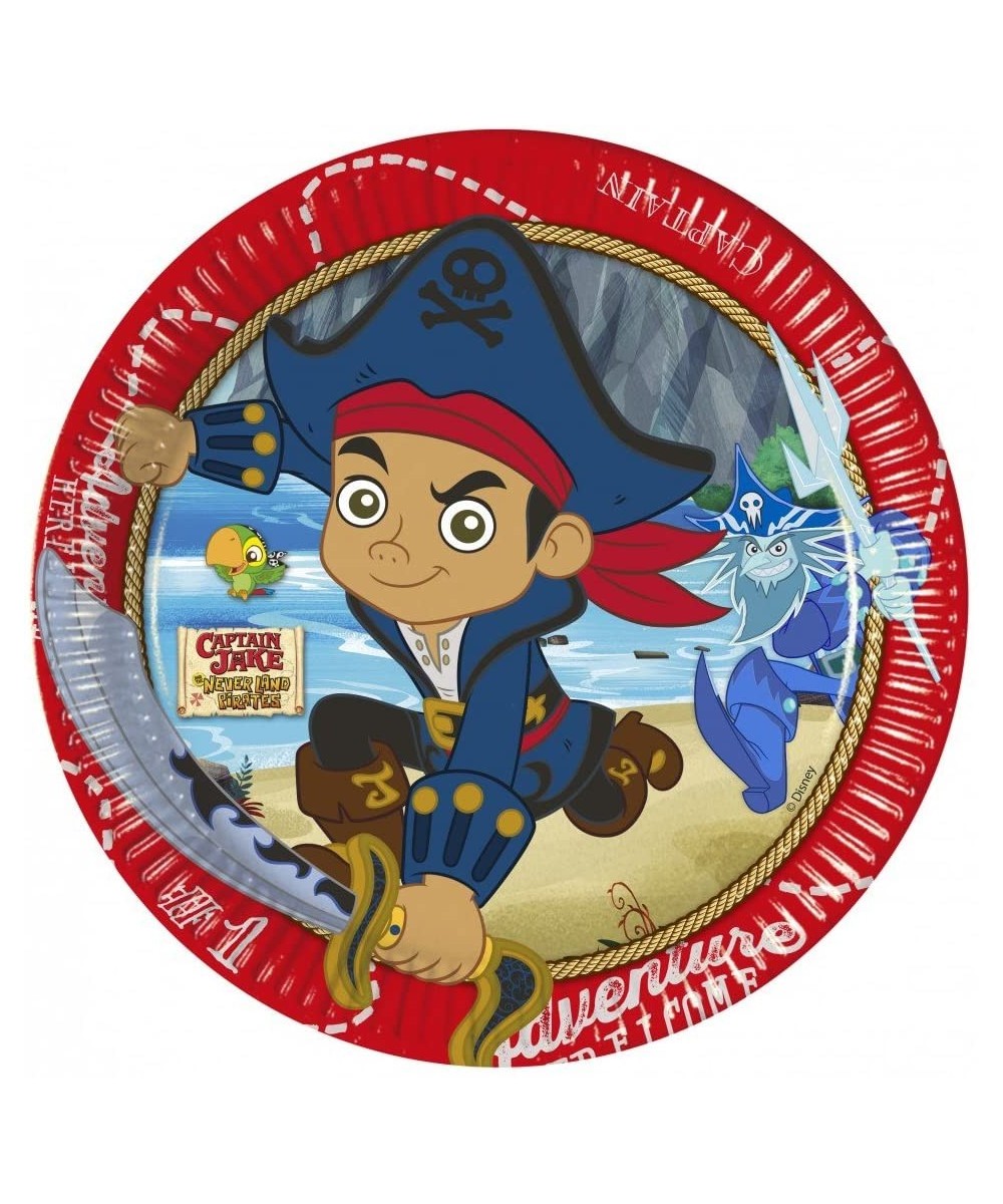 Plates Jake and The Pirates (x8) - CV12EZ05RGJ $8.72 Party Tableware