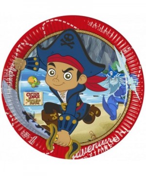 Plates Jake and The Pirates (x8) - CV12EZ05RGJ $8.72 Party Tableware
