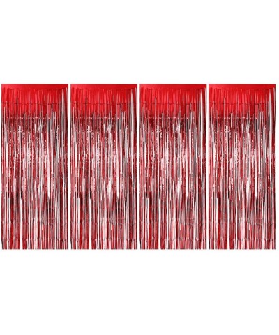 3 Packs Foil Fringe Curtains 6.56ft×3.28ft Metallic Tinsel Photobooth Props Backdrop Curtain for Birthday Party Photo Wedding...