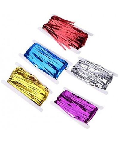3 Packs Foil Fringe Curtains 6.56ft×3.28ft Metallic Tinsel Photobooth Props Backdrop Curtain for Birthday Party Photo Wedding...