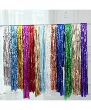 3 Packs Foil Fringe Curtains 6.56ft×3.28ft Metallic Tinsel Photobooth Props Backdrop Curtain for Birthday Party Photo Wedding...