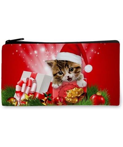Christmas Students Fashion Leisure Pencil Case Storage Makeup Bags Coin Purse- Christmas Ornaments Advent Calendar Pillow Cov...