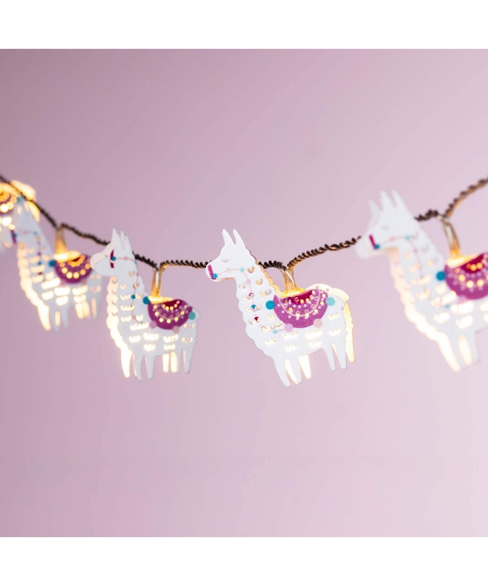 10 Llama Battery Operated LED Indoor Bedroom String Lights - C318NCRQ9NX $14.19 Indoor String Lights