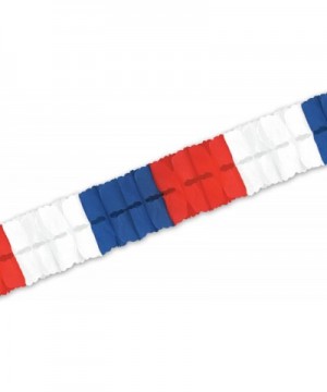 Leaf Garland (red- white- blue) Party Accessory (1 count) (1/Pkg) - Red/White/Blue - CL118NDSBTF $5.85 Streamers