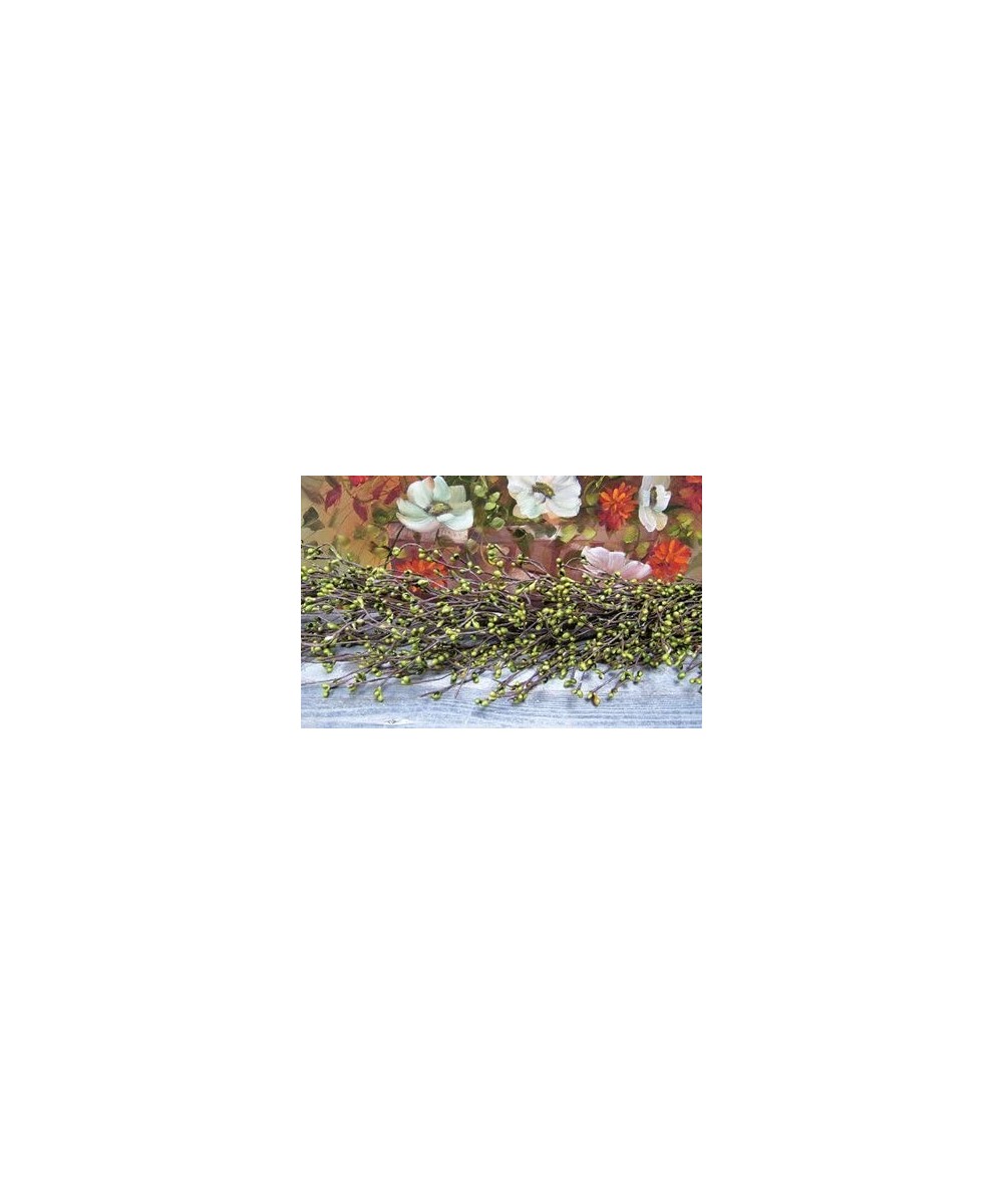 Pip Berry Garland Sage Country Primitive Floral Garden Décor - CX11KM3M023 $15.52 Garlands