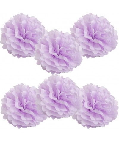 Set of 6 - Lilac 12" - (6 Pack) Tissue Pom Poms Flower Party Decorations for Weddings- Birthday- Bridal- Baby Showers- Nurser...