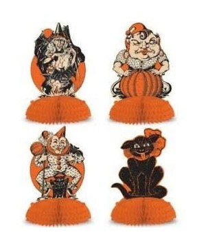 Vintage Halloween Centerpiece Set Halloween Party Supplies and Decorations - C118AKS9Z0U $17.26 Centerpieces