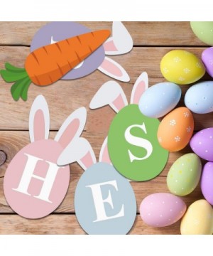Easter Banner Decorations Happy Easter Bunny Bunting Garland Easter Decor for the home Easter Party Decorations - CP194GCQLO8...