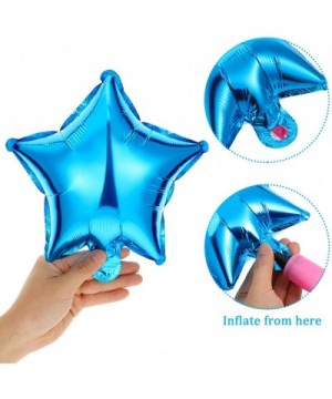 64 Pieces Star-shaped Balloons 10 Inch Star Balloons Star Mylar Foil Balloons for Baby Shower Gender Reveal Wedding Prom Enga...