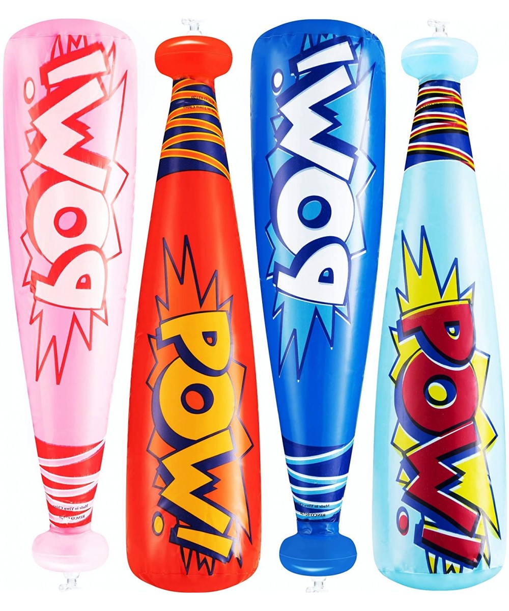 Pow Inflatable Baseball Bats - (Pack of 12) Oversized 20 Inch Inflatable Toy Bat- Carnival Prizes- Goodie Bag Favors or Super...
