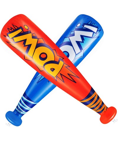 Pow Inflatable Baseball Bats - (Pack of 12) Oversized 20 Inch Inflatable Toy Bat- Carnival Prizes- Goodie Bag Favors or Super...