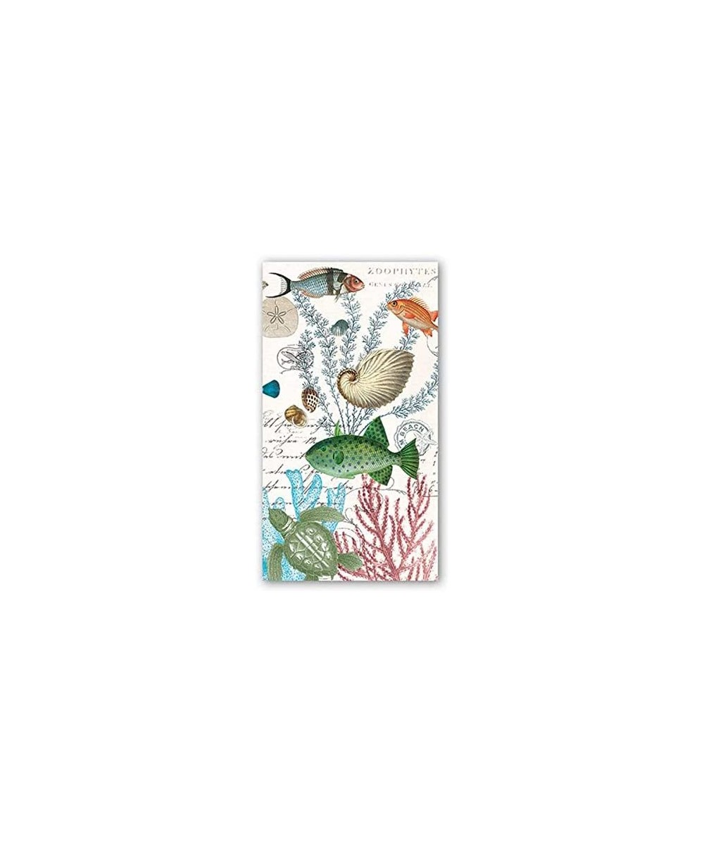 15-Count 3-Ply Paper Hostess Napkins- Sea Life - Sea Life - CS12CXN63JZ $7.96 Tableware