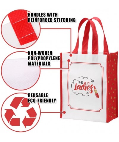 12 Pc Wedding Favor Bag Set w/ 6 Bridesmaid & 6 Groomsmen - Reusable Tote for Bachelorette Gifts & Bachelor Party Bags Bridal...