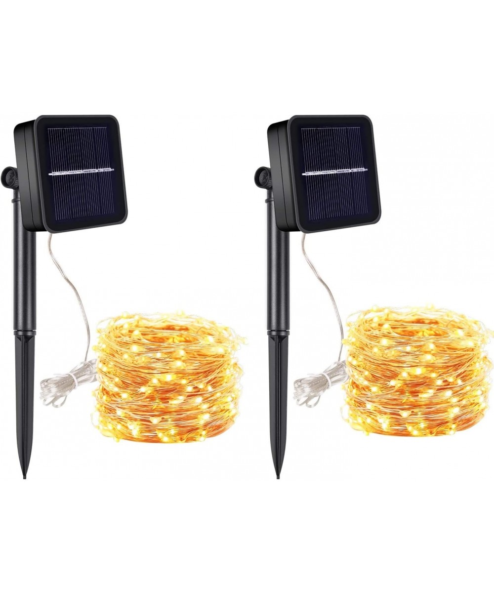 Solar String Lights Outdoor Waterproof Solar Fairy Lights 100LED 39Ft 8 Modes Decorative String Lights for Party- Patio- Gard...