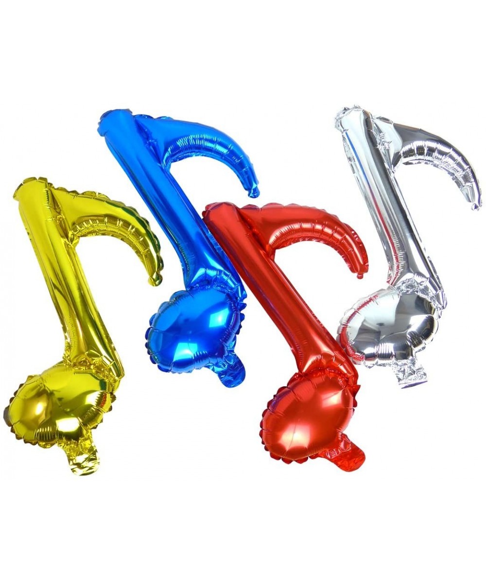 Music Notes Balloons (Eighth Note Gold Color) 6pcs - Gold - C9188TY5UI3 $4.46 Balloons