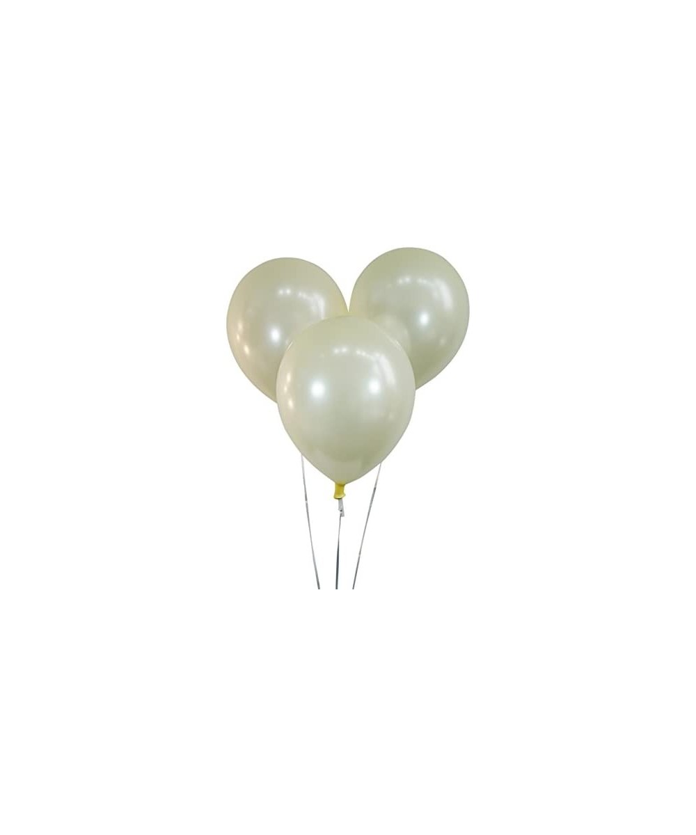 Creative Balloons 12" Latex Balloons - Pack of 72 Pieces - Pearlized White - Pearlized White - CF111HPH61Z $10.70 Balloons