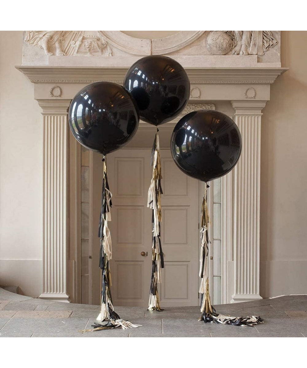 36 inch Glitz and Glam Tassel Tail Black Giant Balloon for Halloween Party Wedding Decoration (3 Pack) - CJ18AQQ5ODE $9.80 Ba...