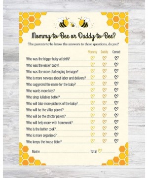 Mommy-to-bee or Daddy-to-bee Baby Shower Game - 24 count - CZ18X32T5D5 $9.06 Party Games & Activities
