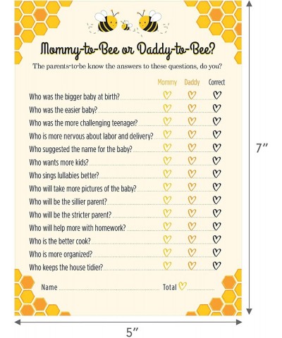 Mommy-to-bee or Daddy-to-bee Baby Shower Game - 24 count - CZ18X32T5D5 $9.06 Party Games & Activities