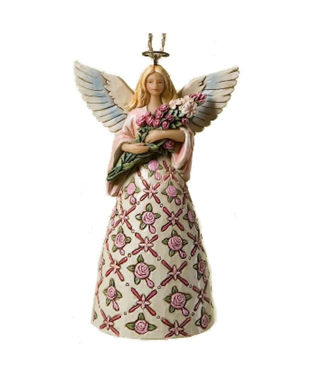 Jim Shore Heartwood Creek Breast Cancer Awareness Ornament- 4-1/2-Inch - C11169Q7YBJ $16.40 Ornaments