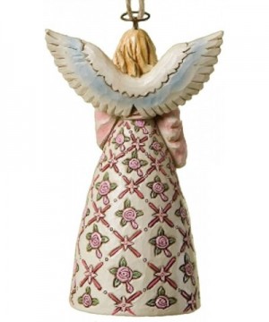 Jim Shore Heartwood Creek Breast Cancer Awareness Ornament- 4-1/2-Inch - C11169Q7YBJ $16.40 Ornaments