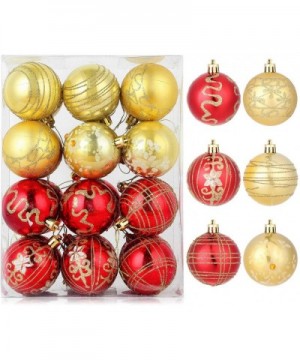 Christmas Ball Ornaments- Assorted Shatterproof Christmas Ornaments Set Traditional Luxury Collection Set for Holiday Wedding...