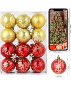 Christmas Ball Ornaments- Assorted Shatterproof Christmas Ornaments Set Traditional Luxury Collection Set for Holiday Wedding...