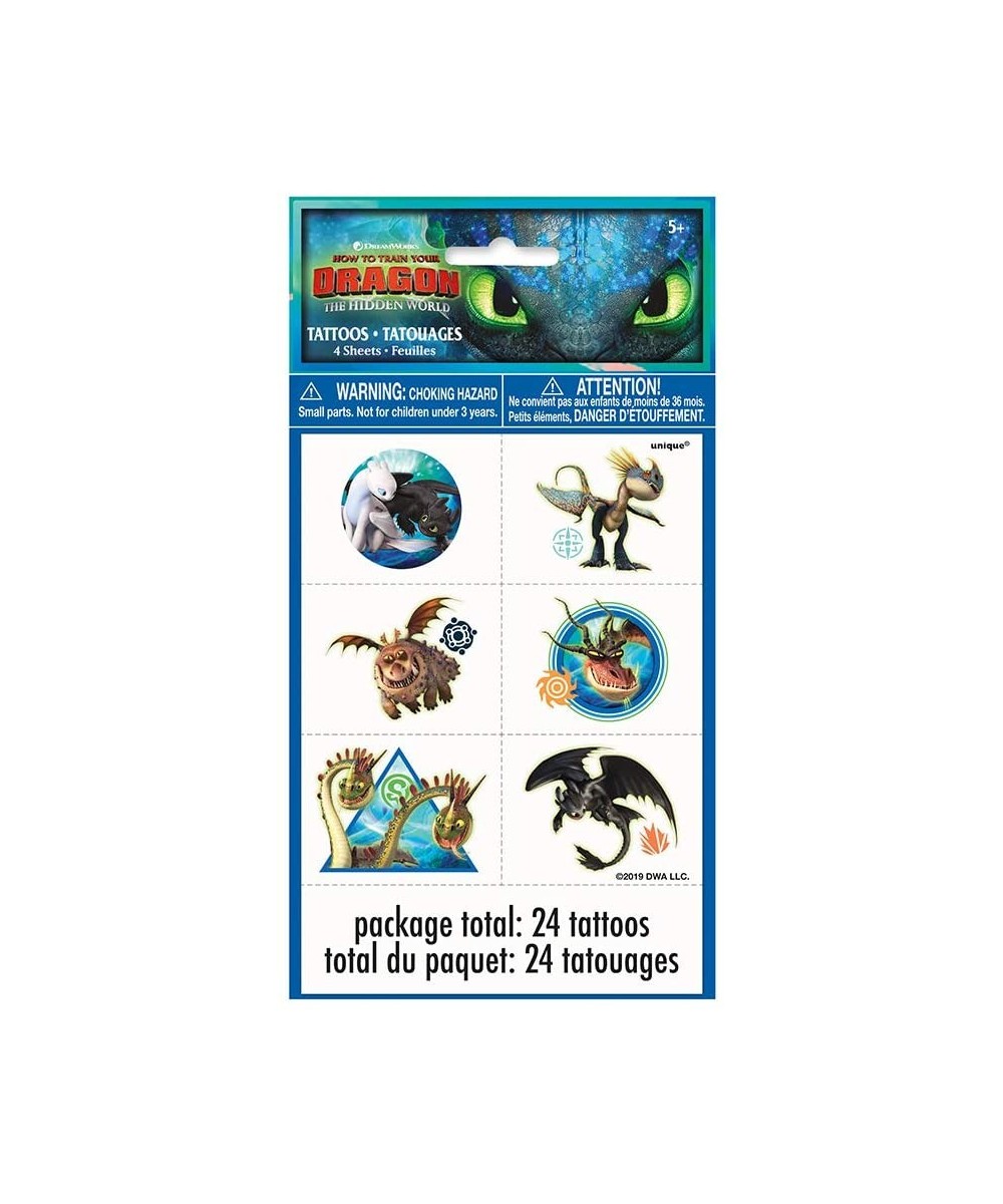 How to Train Your Dragon Party Tattoo Sheets- 24 Ct. - CA18NKMDM8Z $3.81 Party Favors