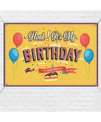 Happy Birthday Banner - Houk! It's My Birthday- Birthday Party Decoration Hanging Banners Signs Outdoor Home Door Porch Décor...