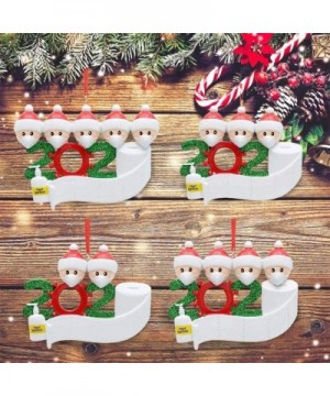 2020 Christmas Ornament Quarantine Personalized 2-5 Family Members Christmas Trees Decorations Kit DIY Creative Gift Family H...