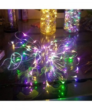 33FT 100 LED Multicolor Copper Wire Fairy Lights-Battery Operated 8 Flashing Modes LED String Lights with Remote Control and ...