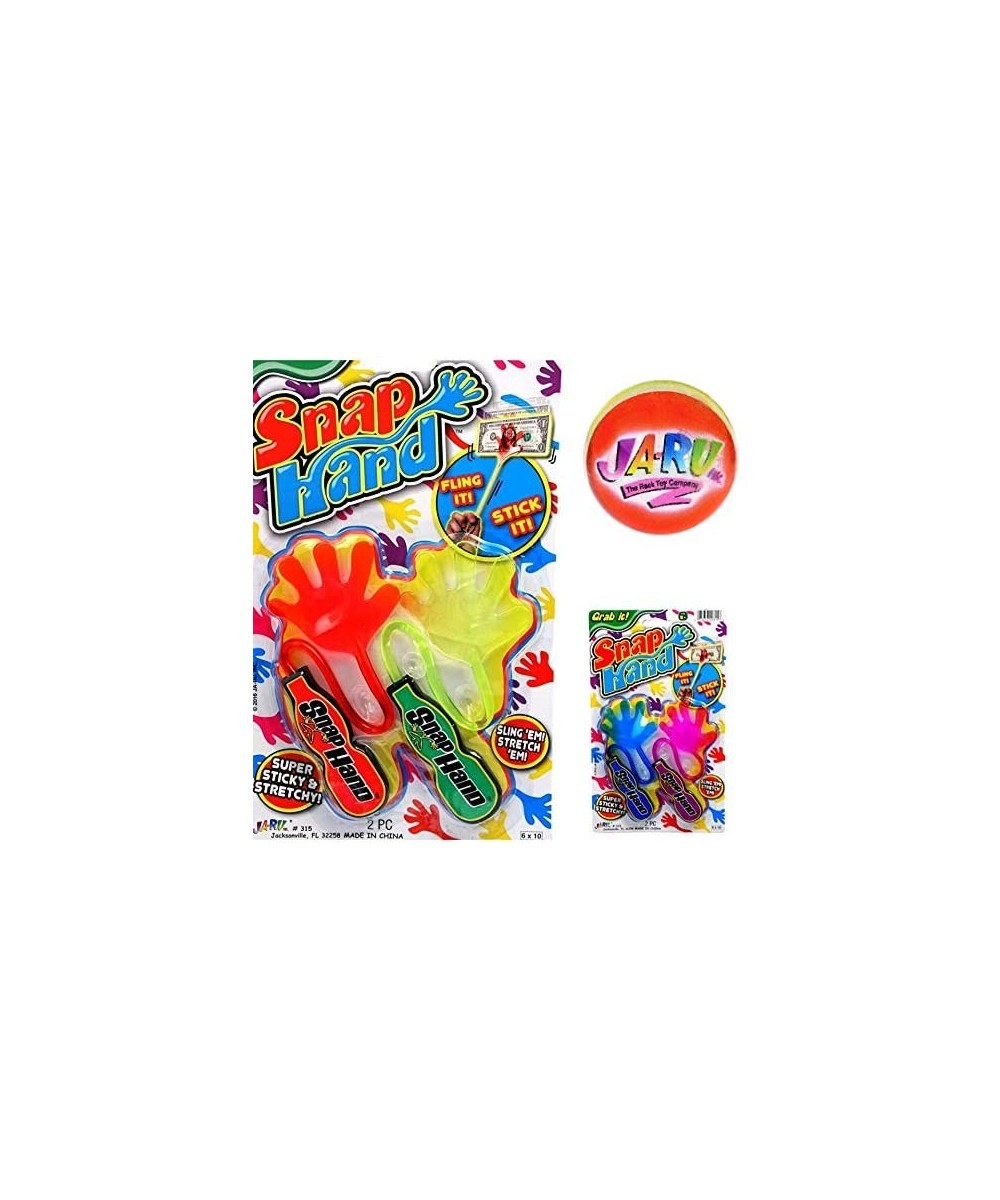 Sticky Hands Stretchy Snap Smak Toys (1 Pack) Great Sticky Hand Party Favors Birthday Toy Supplies for Kids- Pinata Filler- B...