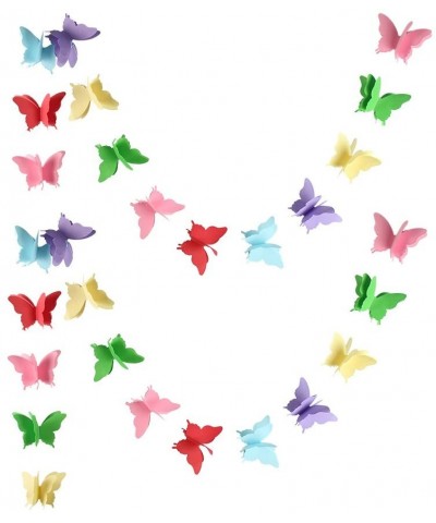 Butterfly Banner Decorative Paper Garland for Wedding- Baby Shower- Birthday & Theme Decor 110 Inches Long Set of 2 Pieces Mi...