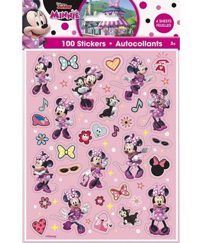 Disney Minnie Mouse Birthday Party Supplies Favor Pack With Treat Bags- Blow Outs- Hats & Sticker Sheets For 8 Guests - C8196...