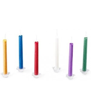 Colored Flame Birthday Candles - CE127YDWAUT $8.10 Cake Decorating Supplies